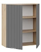 Шкаф высокий навесной c двумя дверями