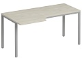 Стол письменный на П-образном металлокаркасе (левый)