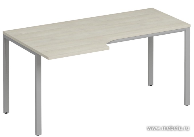 Стол письменный на П-образном металлокаркасе (левый)