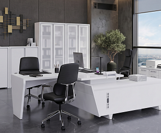 фото кабинет Корнер Белый  №2