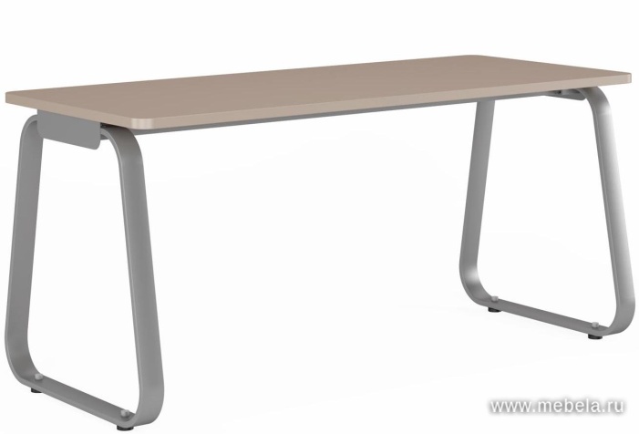 Стол на металлокаркасе прямой (углы скругленные)