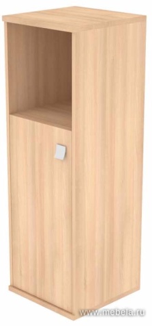 Офисный шкаф узкий средний полузакрытый