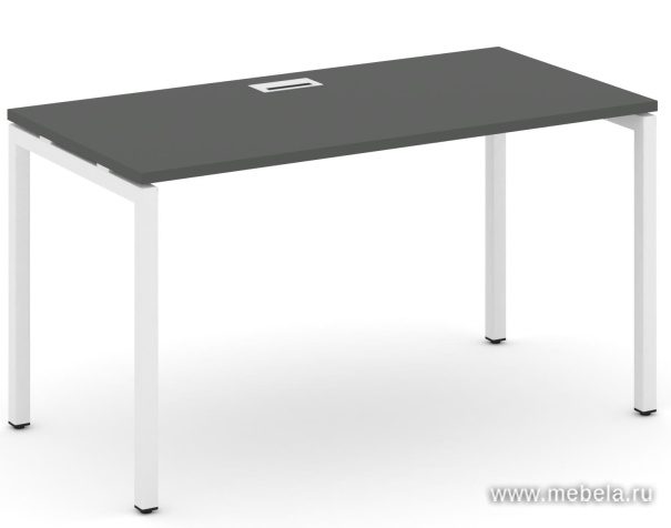 Стол письменный на металлокаркасе на П-образных опорах 40х40