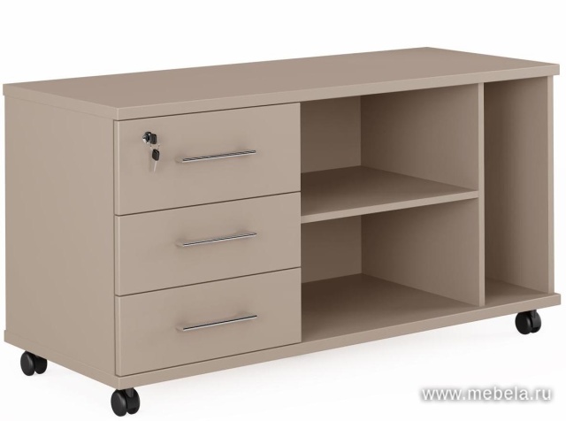 Тумба сервисная на колесах левая