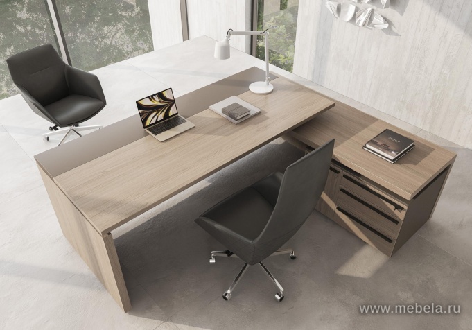 Офисный шкаф для документов со стеклянными дверями (стенка из 2 шкафов)