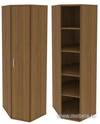 Офисный шкаф для документов угловой