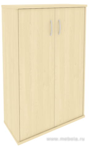 Офисный шкаф средний широкий (2 средние двери ЛДСП)