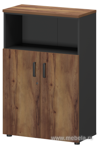 Офисный шкаф для документов полузакрытый