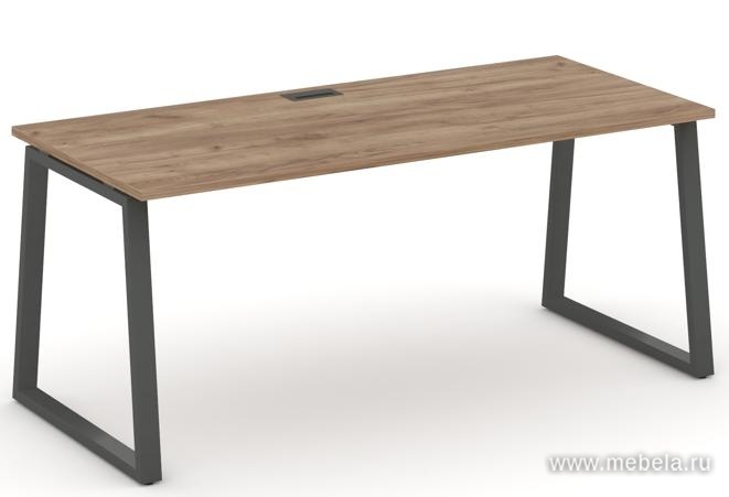 Стол руководителя на металлокаркасе