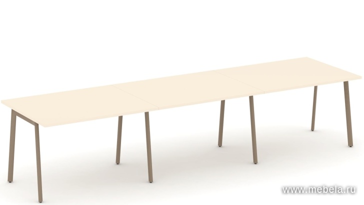Стол переговорный на металлокаркасе
