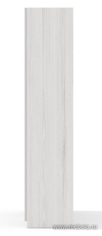 Офисный шкаф высокий со стеклом (полки стекло) с подсветкой