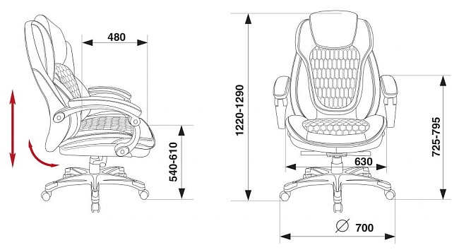 фото кресло T-9917 №5