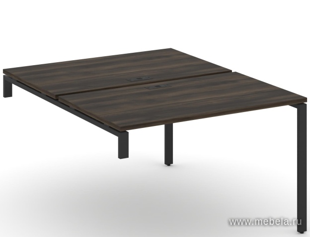 Двойной Стол надставка на опорную тумбу