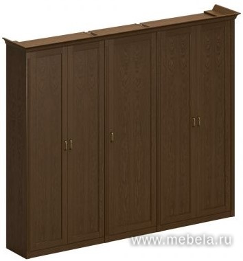 Офисный шкаф высокий с узким гардеробом