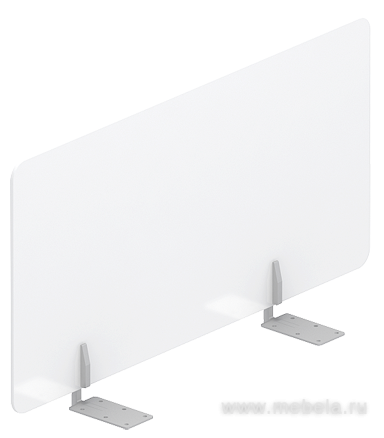 Торцевой финальный экран Plexi для столов bench гл. 68см
