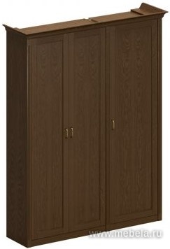 Офисный шкаф высокий закрытый с узким гардеробом