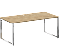 Стол руководителя на металлокаркасе