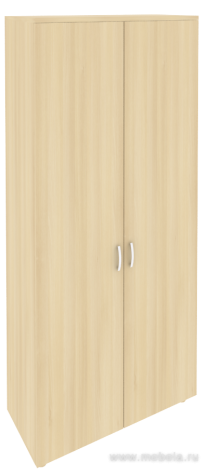 Офисный шкаф распашной комбинированный (делится на 2 неравные части)