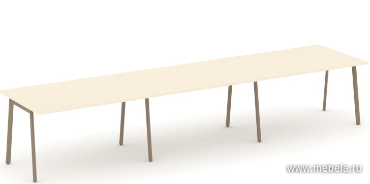 Стол переговорный на металлокаркасе