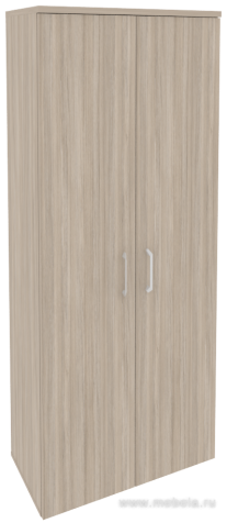 Офисный шкаф высокий широкий (2 высоких фасада ЛДСП)