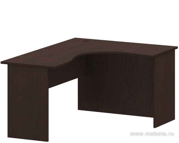 Письменный стол криволинейный, правый