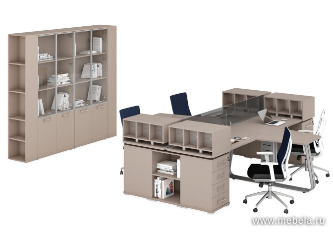 Тумба сервисная на колесах правая