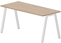 Стол рабочий на металлокаркасе (А-опоры / меламиновый аутлет)