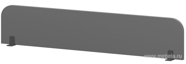 Экран настольный радиусный с держателями