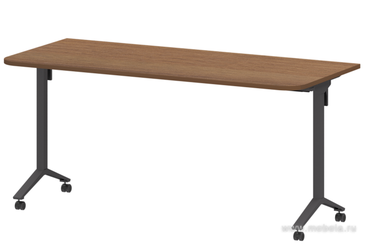 Стол мобильный складной радиусный (22мм)