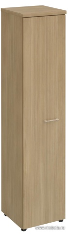 Офисный шкаф для документов узкий закрытый