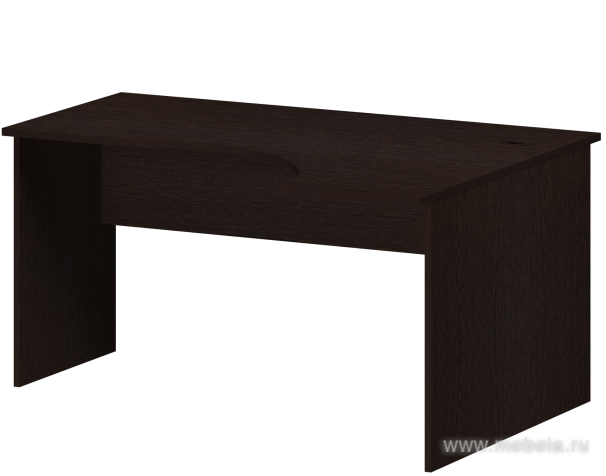 Письменный стол криволинейный, правый