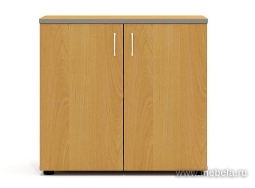 Офисный шкаф закрытый, низкий