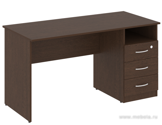 Стол письменный с тумбой правый