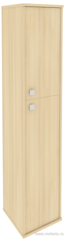 Офисный шкаф высокий комбинированный