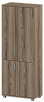 Офисный шкаф широкий высокий закрытый 4 двери (ЛДСП)