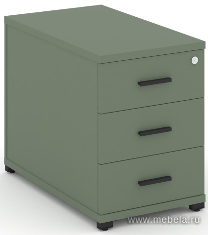 Тумба опорная/приставная 3 ящика