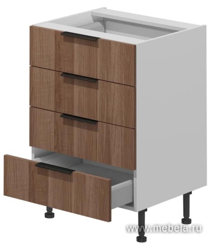 Шкаф кухонный напольный (4 ящика)