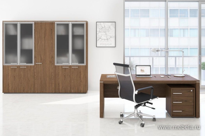 Офисный шкаф для документов низкий закрытый