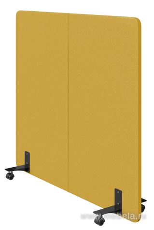 Мобильная перегородка на колесах