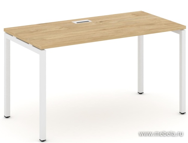 Стол письменный на металлокаркасе на П-образных опорах 40х40