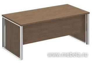 Стол руководителя с декоративными вставками