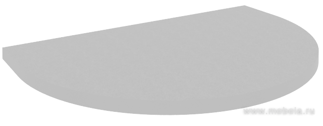 Полукруг на один стол