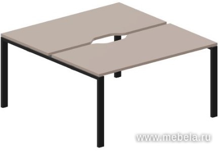 Стол составной  (2 эргономичных выреза)