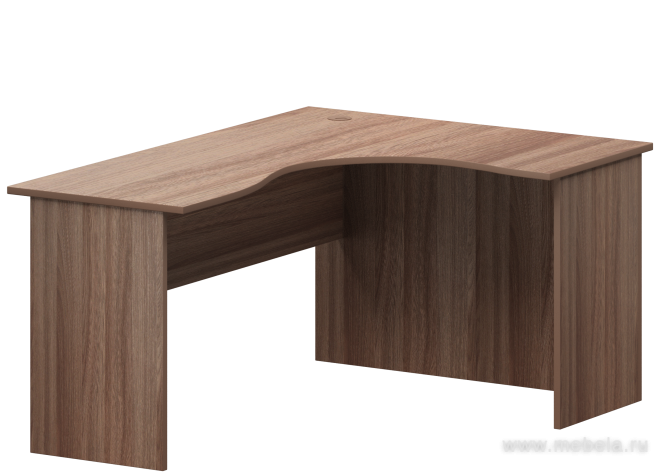 Письменный стол криволинейный, правый