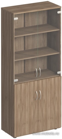 Офисный шкаф для документов со стеклом