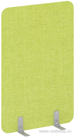 Перегородка напольная на металлических опорах на фетровых подпятниках