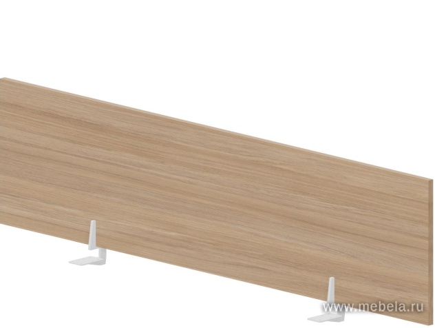 Экран настольный фронтальный (меламин) для отдельного стола