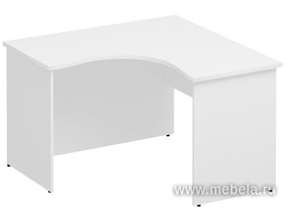 Стол эргономичный левый, с анатомической столешницей под левую руку