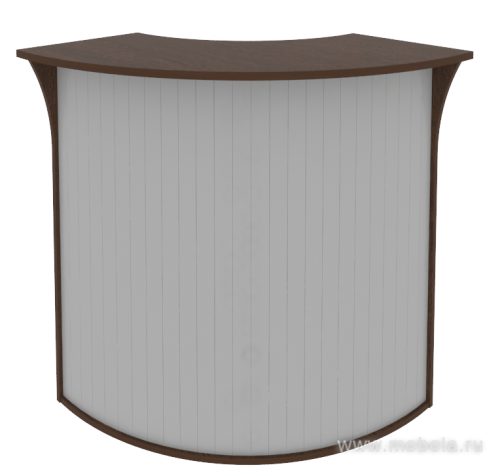 Стойка ресепшн угловая ролета (без полки)