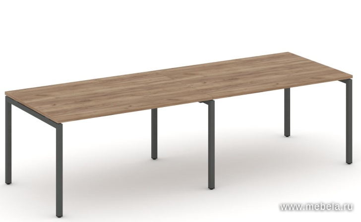 Стол переговорный на П-образных опорах 40х40